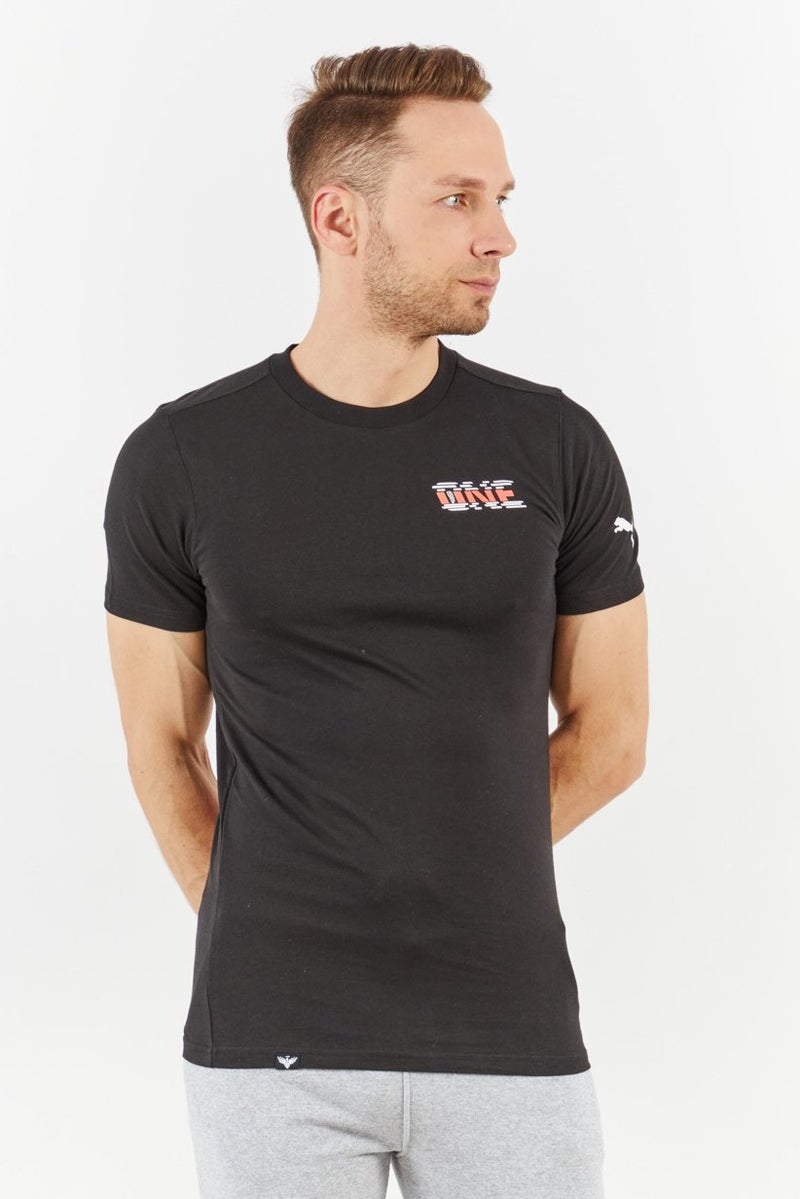 PUMA Men Regular Fit Short Sleeve Outdoors T-shirts, Black - Image 1